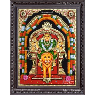 Bana Sankari Amman Tanjore Painting