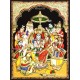 Ramar Pattabhisekam 3d Tanjore Painting