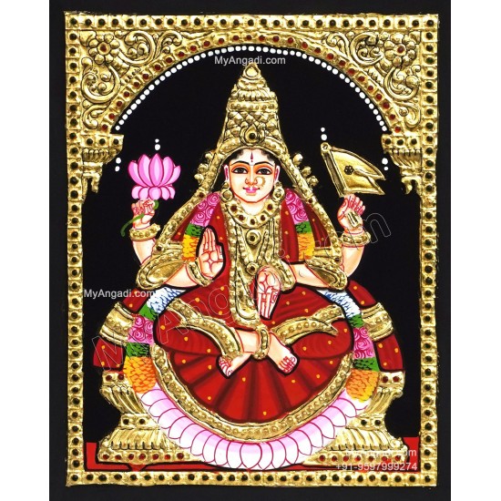 Adhi Lakshmi Tanjore Painting