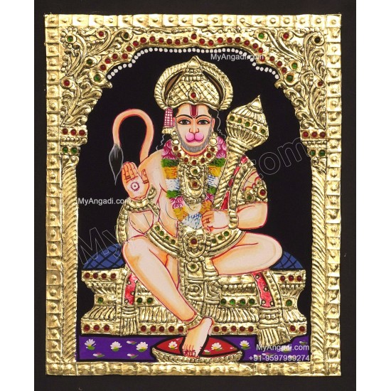 Hanuman Tanjore Painting