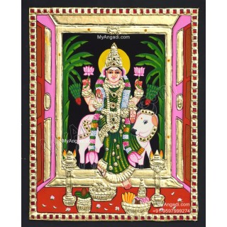 Graha Lakshmi Tanjore Painting