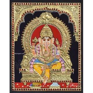 Ganesha  Tanjore Painting