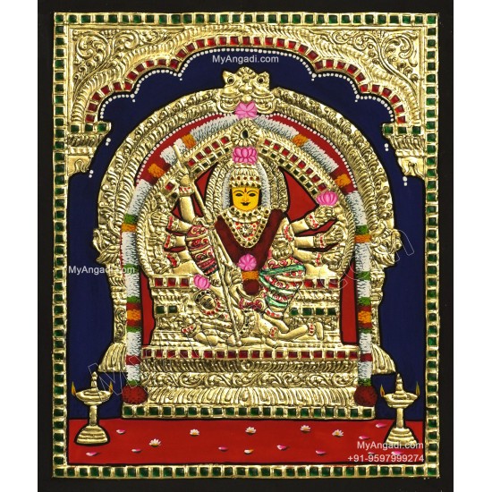 Ponazhagu Nachiamman Tanjore Painting Ponazhagu Nachiamman Tanjore Painting