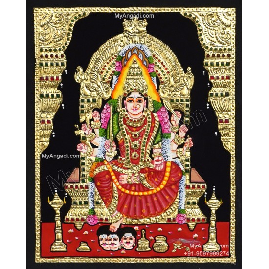 Samayapura amman Tanjore Painting