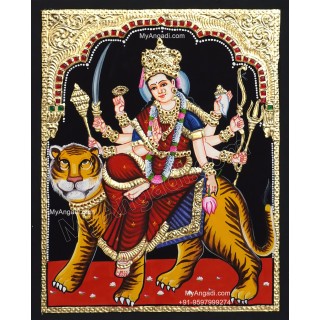 Durga Devi Tanjore Painting