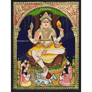Dakshinamurthi Tanjore Painting