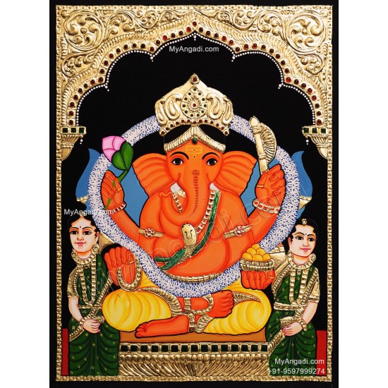 Siddhi Ganesha Tajore Paintings