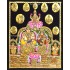 Kuber Lakshmi Tanjore Painting