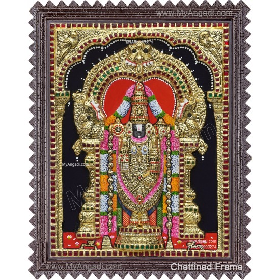 Balaji 3d Tanjore Painting
