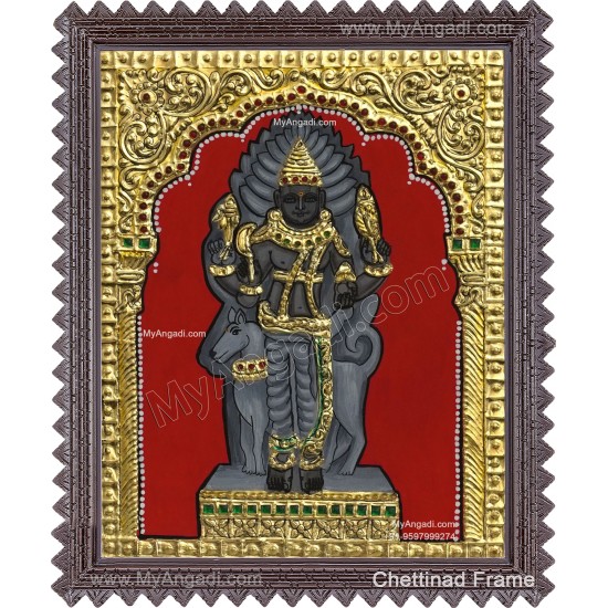 Kalabhairavar Tanjore Painting