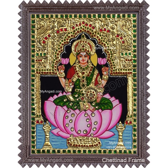 Dhana Lakshmi Tanjore Painting Dhana Lakshmi Tanjore Painting