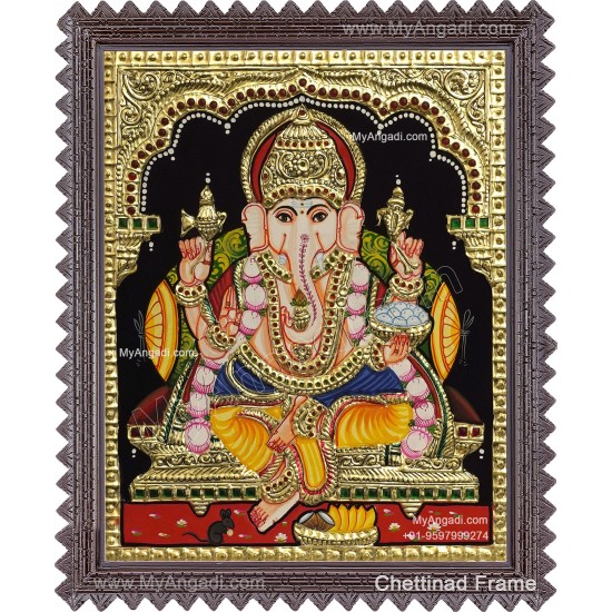 Ganesha Tanjore Painting