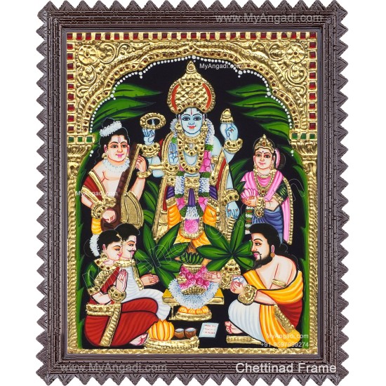 Sathya Narayana Tanjore Painting