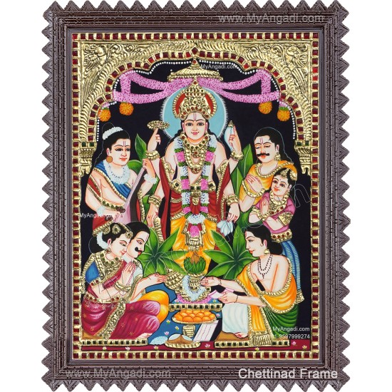 Sathya Narayana Tanjore Painting