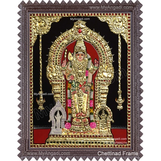 Thiruchendhur Murugan Tanjore Painting