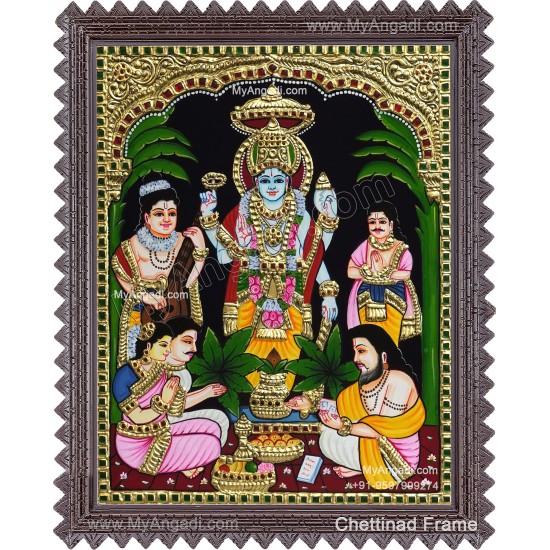 Sathyanarayana Tanjore Painting