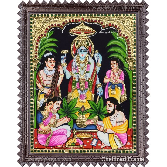 Sathya Narayana Tanjore Painting
