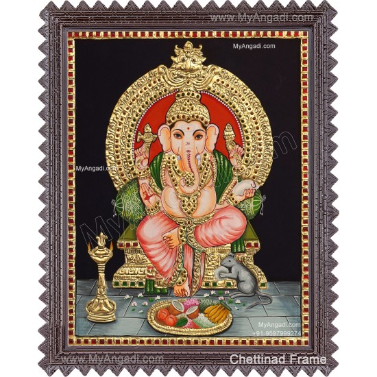 Ganesha  Tanjore Painting