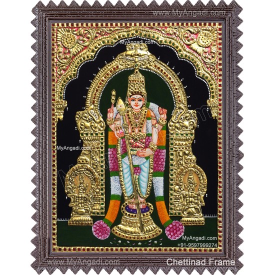 Thiruchendhur Murugan Tanjore Painting
