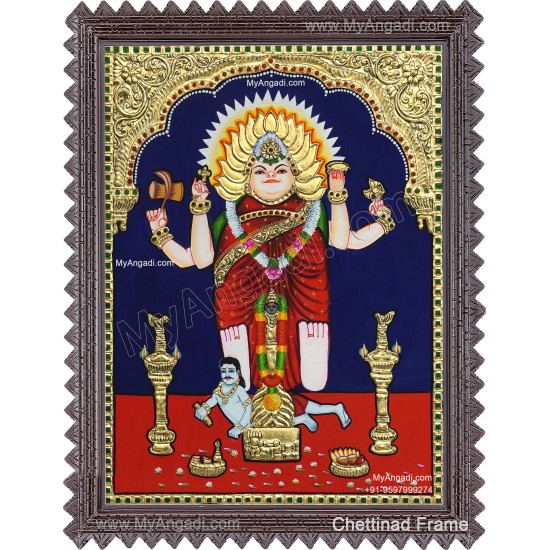 Masani Amman Tanjore Painting