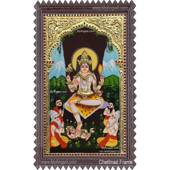 Dakshinamurthi Tanjore Painting