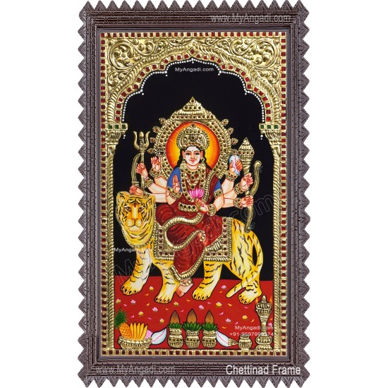 Durga Devi Tanjore Painting