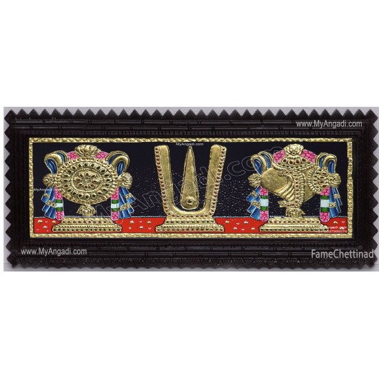 Sangu Chakram Nammam Tanjore Painting