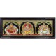 3 Panel  Lakshmi Ganesha Saraswathi Tanjore Painting