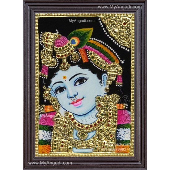 Krishna Tanjore Painting Krishna Tanjore Painting