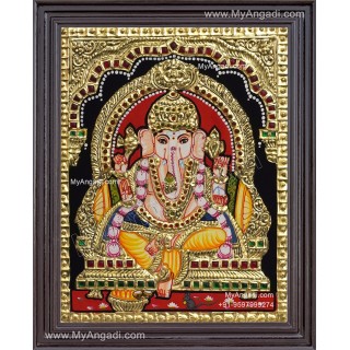 Ganesha Tanjore Painting