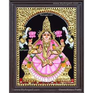 Gajalakshmi  Tanjore Painting