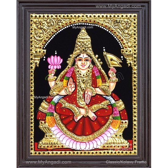 Adhi Lakshmi Tanjore Painting