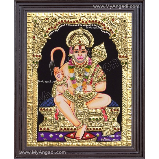 Hanuman Tanjore Painting