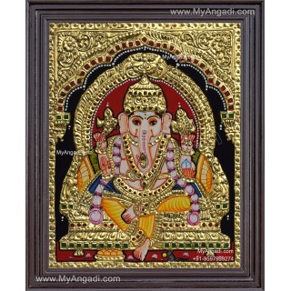 Ganesha  Tanjore Painting