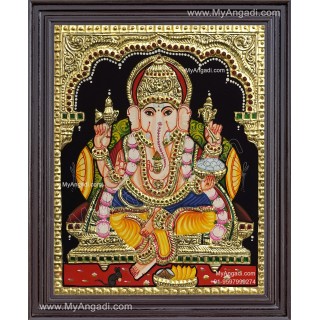 Ganesha Tanjore Painting