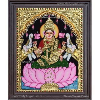 Gajalakshmi  Tanjore Painting