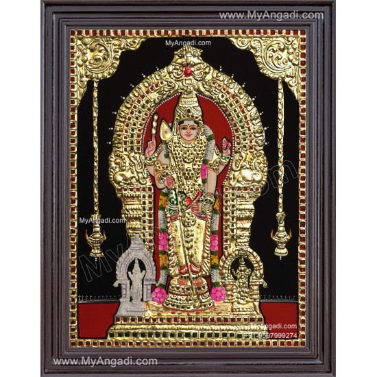 Thiruchendhur Murugan Tanjore Painting
