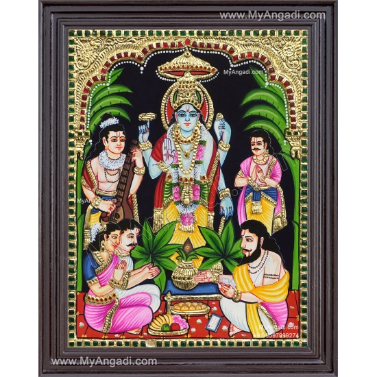 Sathya Narayana Tanjore Painting