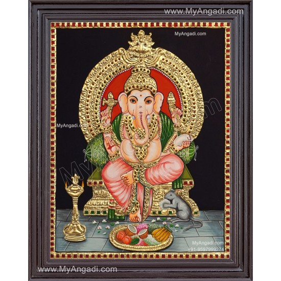 Ganesha  Tanjore Painting