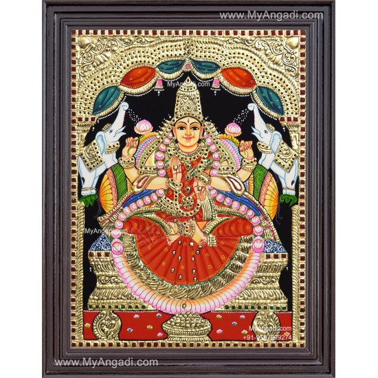 Gajalakshmi Tanjore Painting Gajalakshmi Tanjore Painting