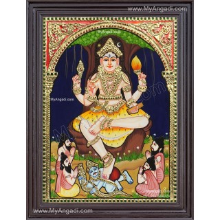 Dakshinamurthi Tanjore Painting