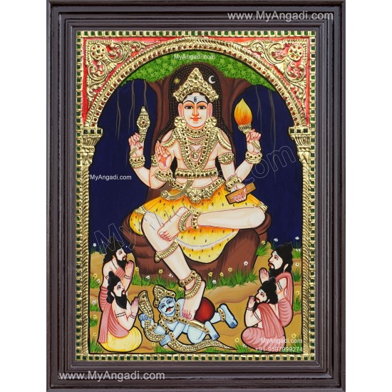 Dakshinamurthi Tanjore Painting