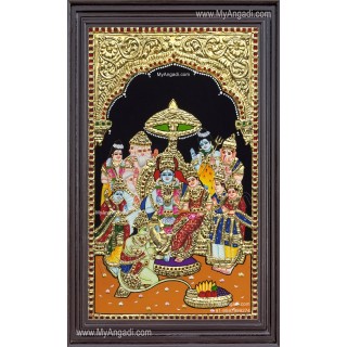 Ramar Pattabhisekam Tanjore Painting