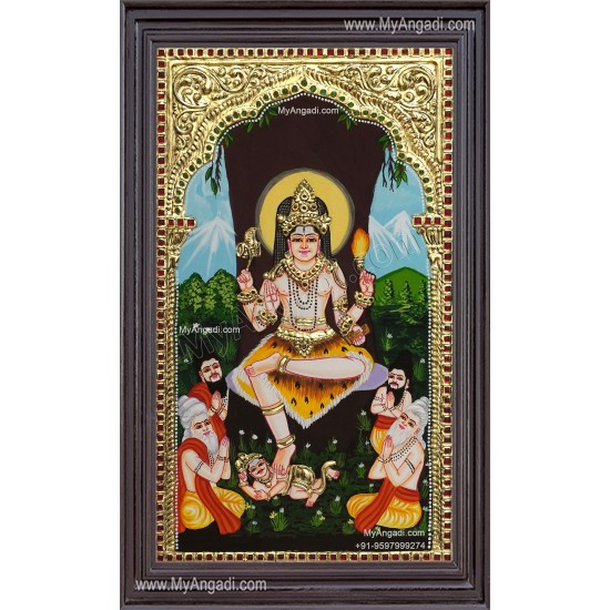 Dakshinamurthi Tanjore Painting