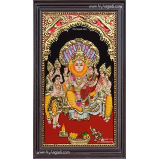 Narasimha Lakshmi Tanjore Painting