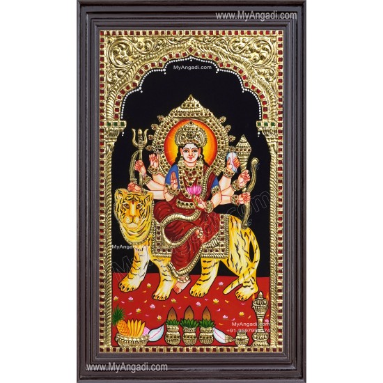 Durga Devi Tanjore Painting