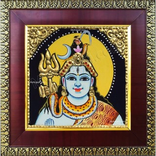 Sivan Tanjore Painting