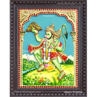 3D Hanuman Tanjore Painting