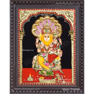 Lakshmi Narasimhar 3D Tanjore Painting