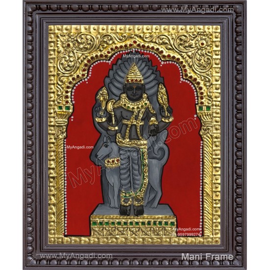 Kalabhairavar Tanjore Painting